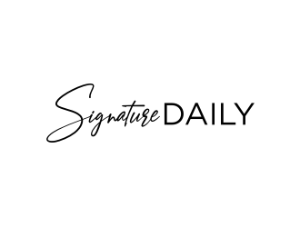 Signature Daily logo design by GemahRipah