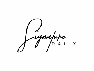 Signature Daily logo design by menanagan
