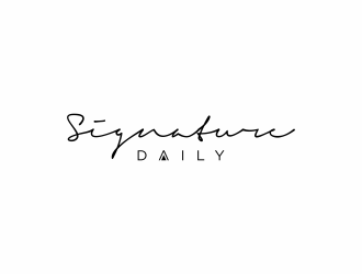 Signature Daily logo design by menanagan