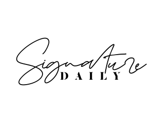 Signature Daily logo design by cikiyunn