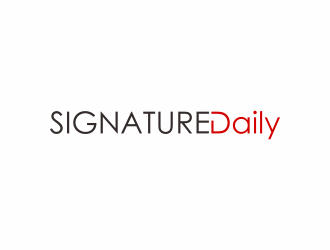 Signature Daily logo design by sargiono nono