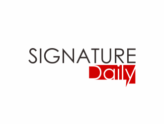 Signature Daily logo design by sargiono nono