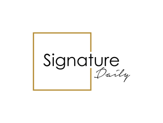 Signature Daily logo design by GassPoll