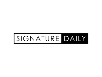 Signature Daily logo design by GassPoll