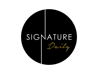 Signature Daily logo design by GassPoll