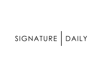 Signature Daily logo design by GassPoll