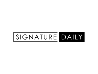 Signature Daily logo design by GassPoll