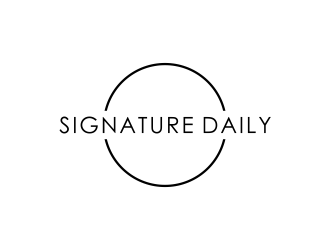 Signature Daily logo design by GassPoll