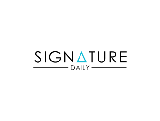 Signature Daily logo design by GassPoll
