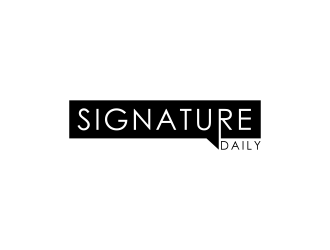 Signature Daily logo design by GassPoll