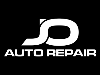 jo auto repair logo design by p0peye
