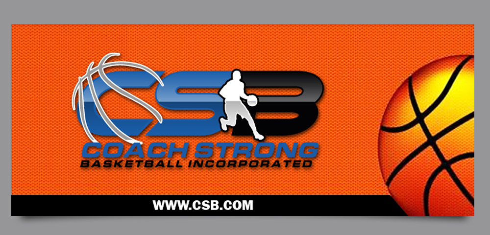 coach strong basketball incorporated logo design by PANTONE