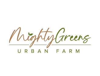 Mightygreens Urban Farm logo design by jaize