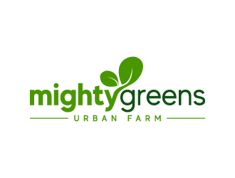 Mightygreens Urban Farm logo design by denfransko