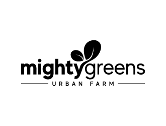 Mightygreens Urban Farm logo design by denfransko