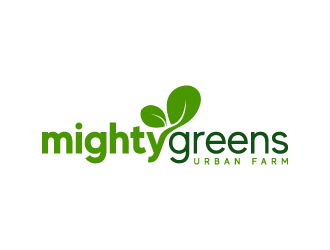 Mightygreens Urban Farm logo design by denfransko