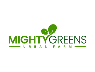 Mightygreens Urban Farm logo design by denfransko