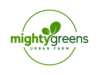 Mightygreens Urban Farm logo design by denfransko
