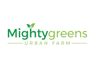 Mightygreens Urban Farm logo design by gilkkj
