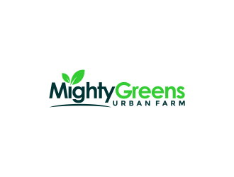 Mightygreens Urban Farm logo design by IrvanB