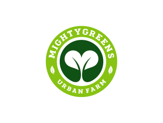 Mightygreens Urban Farm logo design by ekitessar