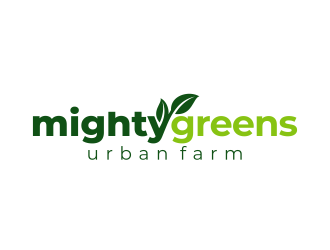 Mightygreens Urban Farm logo design by ekitessar