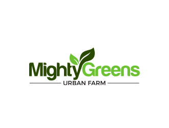 Mightygreens Urban Farm logo design by MarkindDesign