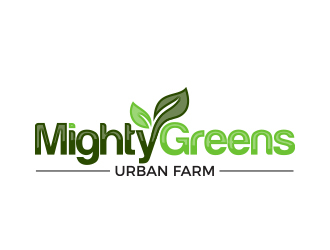Mightygreens Urban Farm logo design by MarkindDesign