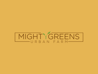 Mightygreens Urban Farm logo design by Dhieko