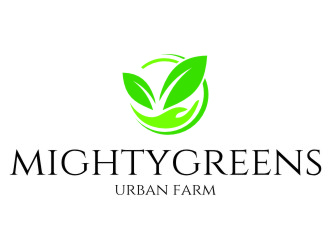 Mightygreens Urban Farm logo design by jetzu