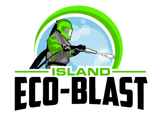 Island Eco-Blast logo design by AamirKhan