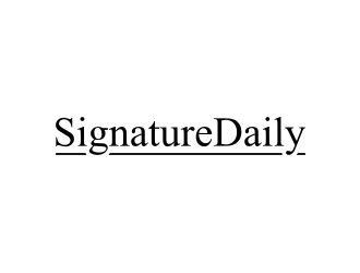 Signature Daily logo design by GemahRipah