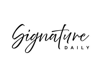 Signature Daily logo design by maserik