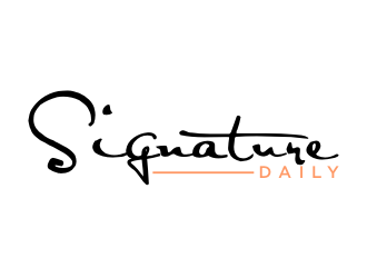 Signature Daily logo design by wa_2