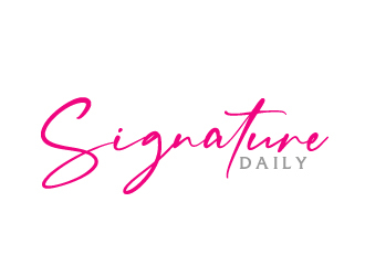 Signature Daily logo design by AamirKhan