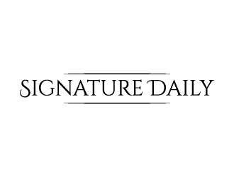Signature Daily logo design by BrainStorming
