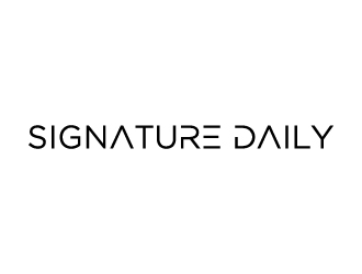 Signature Daily logo design by BrainStorming