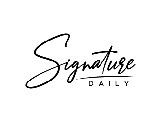 Signature Daily logo design by BrainStorming