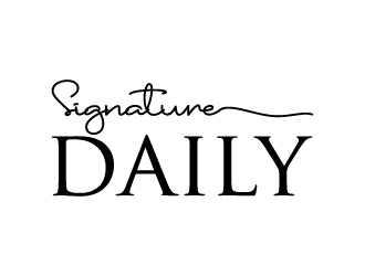 Signature Daily logo design by gateout