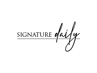 Signature Daily logo design by gateout
