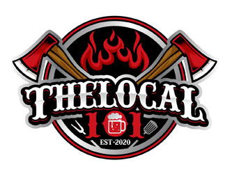 The Local 101 logo design by DreamLogoDesign