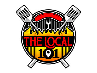 The Local 101 logo design by DreamLogoDesign