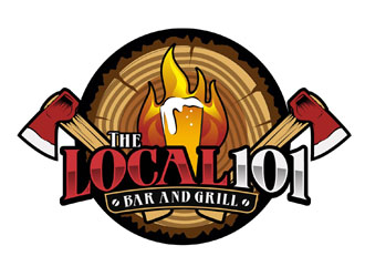 The Local 101 logo design by DreamLogoDesign
