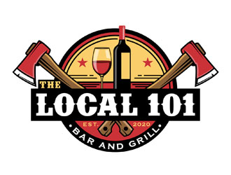 The Local 101 logo design by DreamLogoDesign