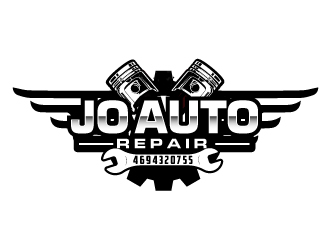 jo auto repair logo design by AamirKhan