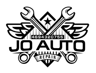 jo auto repair logo design by DreamLogoDesign