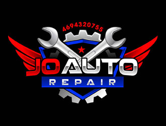 jo auto repair logo design by DreamLogoDesign