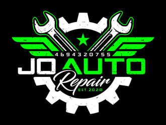 jo auto repair logo design by DreamLogoDesign