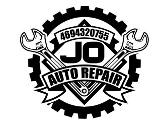jo auto repair logo design by DreamLogoDesign