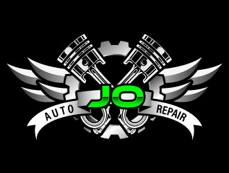 jo auto repair logo design by daywalker